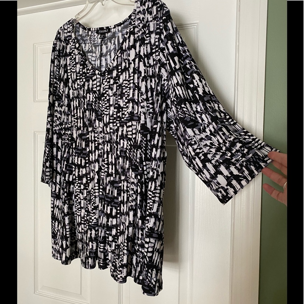Roz & Ali Women’s Flowy Knit Top - Size 2X